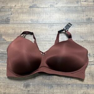 Torrid Wire-Free Push Up Back Smoothing Bra Cocoa Brown 46DDD